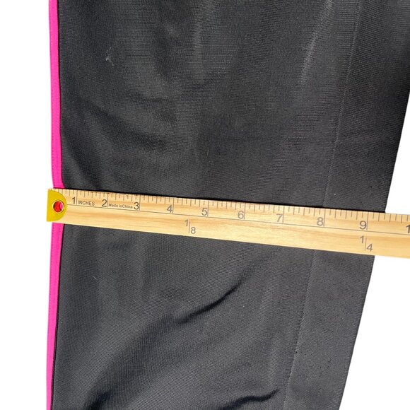 Adidas Track Pants Women's Small Black Logo 3 Stripes Workout Elastic Waist - Picture 6 of 6